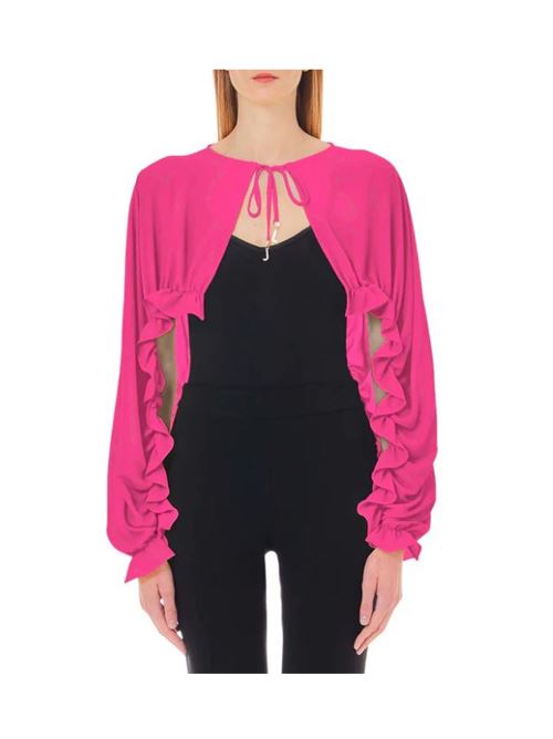 Pink shrug for women Liu Jo | CA4439TS055.X0544